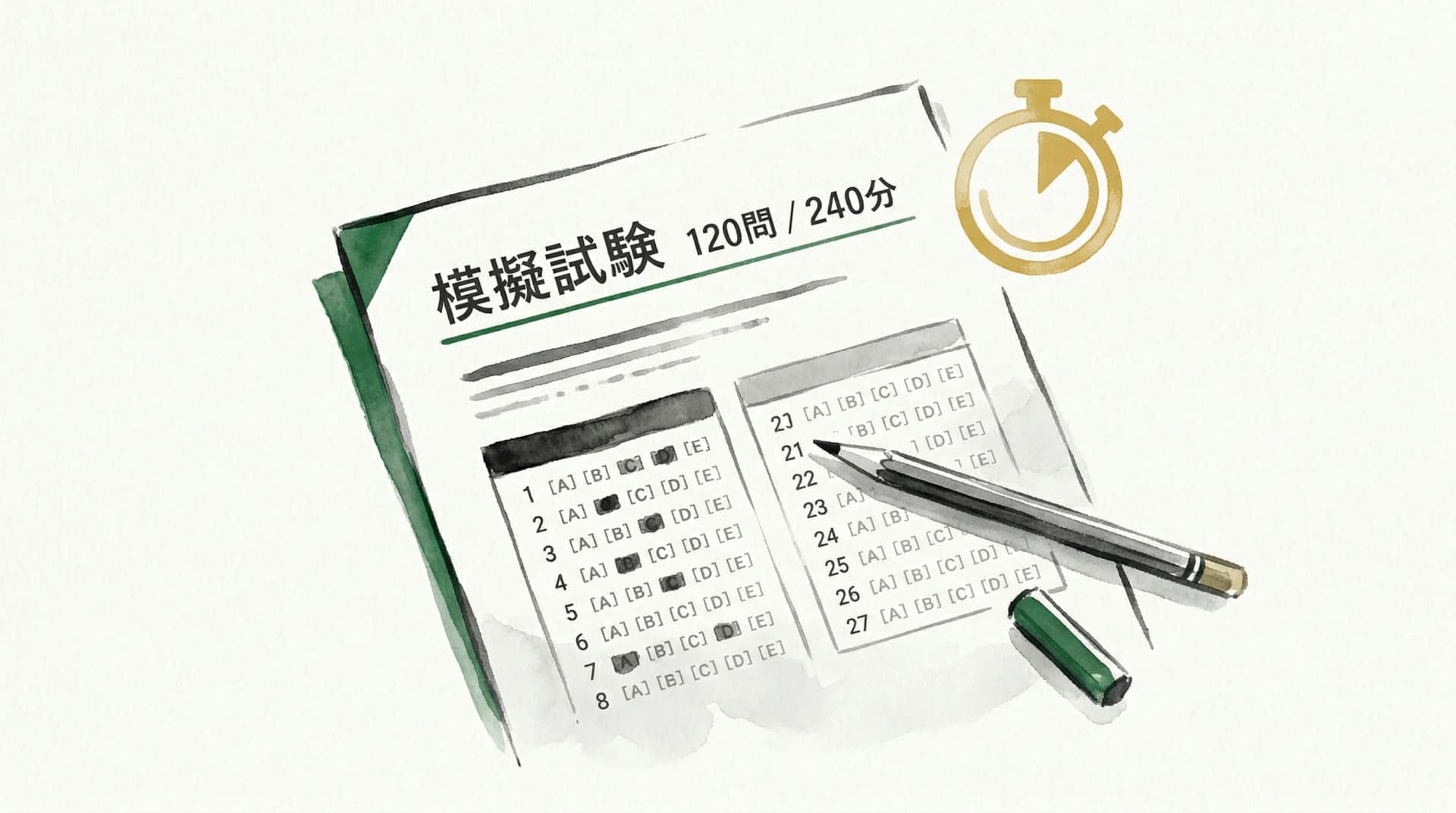 本番形式の模擬試験